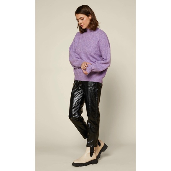 Skies Are Blue Sweaters - Skies Are Blue New! mock neck sweater in “heathered”Lavender 🧵🪡